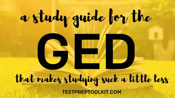 a study guide to the GED test