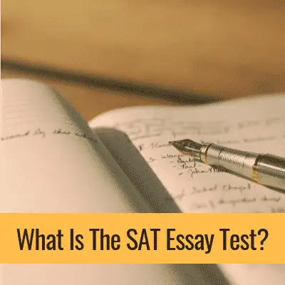 Open notebook and fountain pen: What is the SAT Essay test?